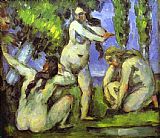 Three Bathers by Paul Cezanne